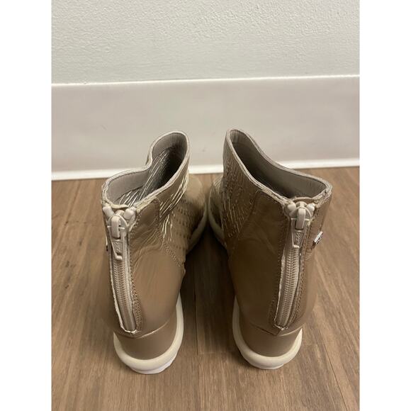 NIB Patrizia Bonfanti Sara Sun Pietra Shoes. Laser Cut Leather Wedges sz 41 NIB - Picture 7 of 10